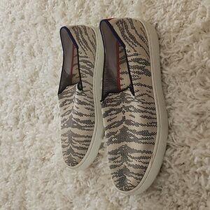 Rothy's The Sneaker Maritime Tiger Sneakers Size 9